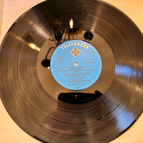 Mozart - Paul Meisen, Kreuzberger Streichquartett – Flötenquartette NM/EX Classi - Picture 7 of 10
